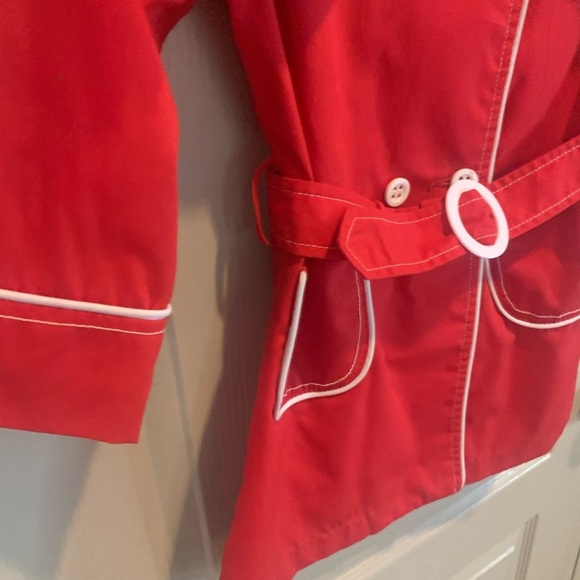 VINTAGE! Northlander Children's All Weather Coat w/ Matching Belt + Hat 8/10 - Picture 5 of 12